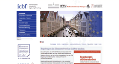 Desktop Screenshot of icbf.de